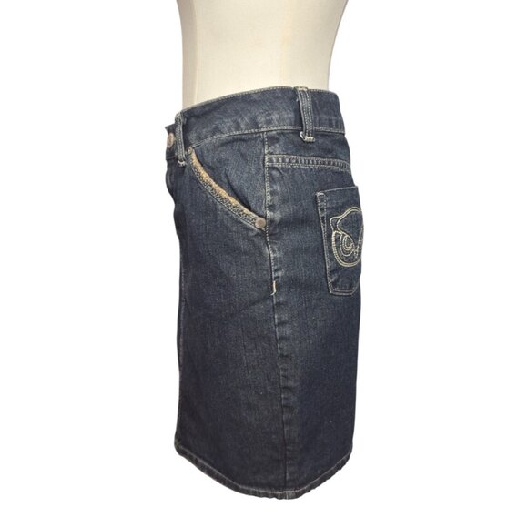 Paul & Joe for Target Blue Denim Short Skirt with Pockets Junior's Size 5 - Picture 2 of 7